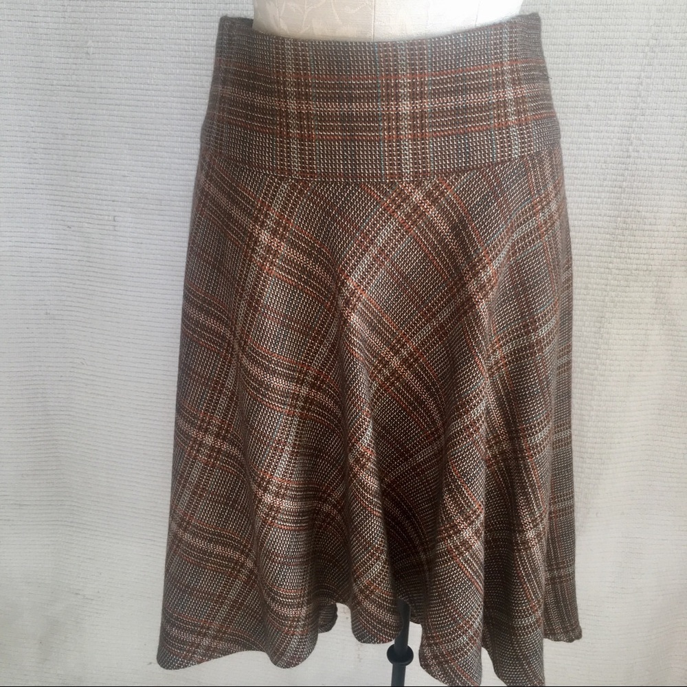 HVOFFRS! Ulla Johnson Corset Back 70s Plaid Skirt - Picture 8 of 8